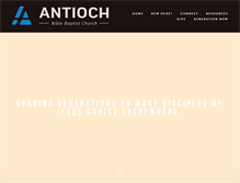 Tablet Screenshot of antiochbbc.org